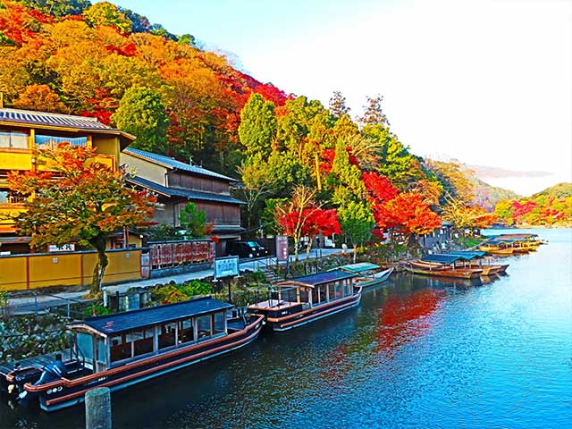 紅葉の嵐山