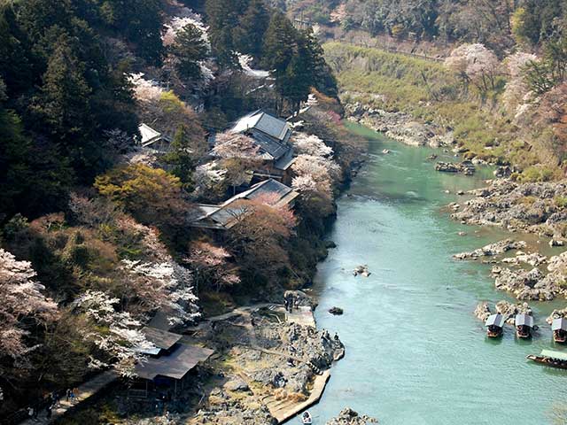 京都嵐山 保津川下り