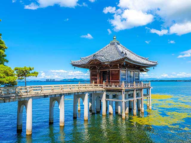 滋賀県大津市堅田「浮御堂」