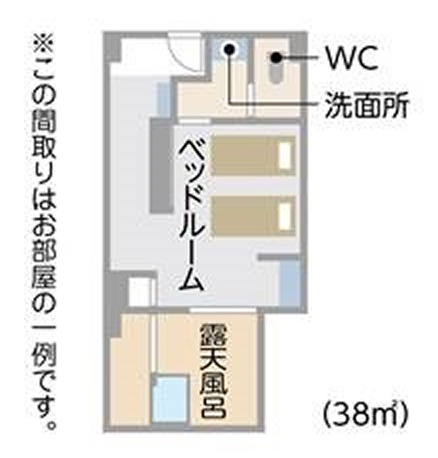 エグゼクティブ里山エコノミーツイン間取り一例