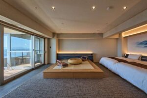 おごと温泉雄山荘の琵琶湖一望スイートルーム